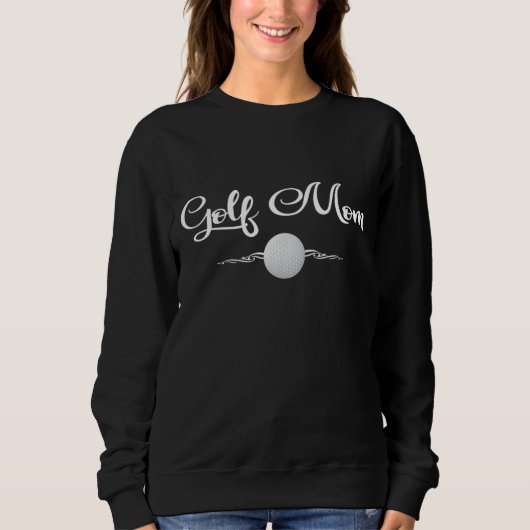 Sweatshirt Golf Maman Golfing Mère cadeau pour les femmes (Devant)