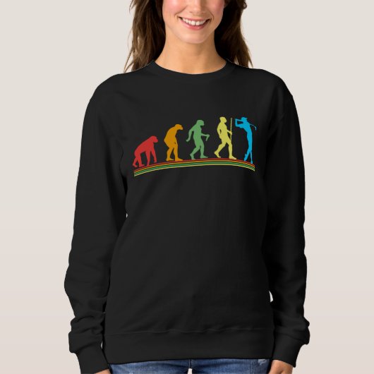 Sweatshirt Golf saying for Evolution Golfer (Devant)
