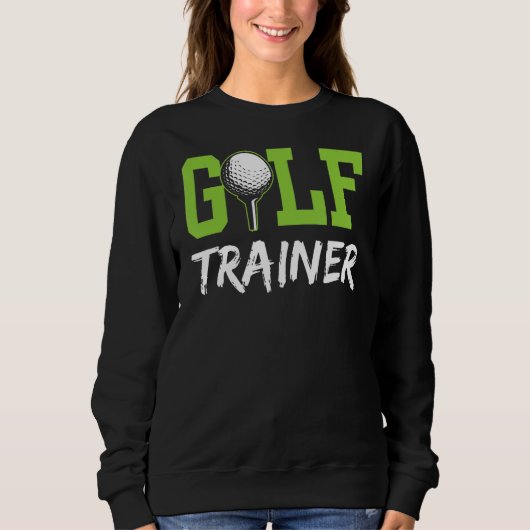 Sweatshirt Golf Trainer Golfing Hobby (Devant)