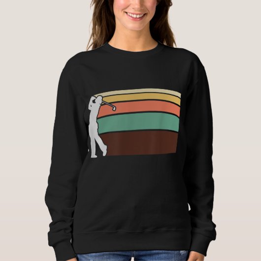 Sweatshirt Golf vintage Retro (Devant)