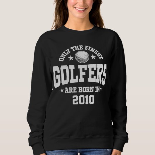 Sweatshirt Golfing de 13 ans 2010 13e anniversaire (Devant)
