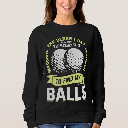 Sweatshirt Golfing Golf Player Coach Golfer (Devant)