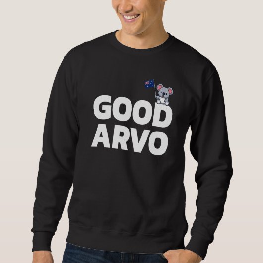 Sweatshirt Good Arvo Australian Slag Australia Flag Koala (Devant)