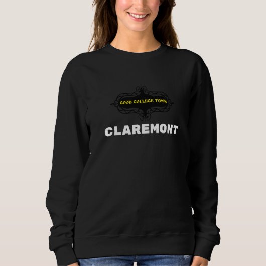 Sweatshirt Good College Town Claremont (Devant)