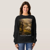 Sweatshirt Good Shepherd Sunset Landscape Art (Devant entier)
