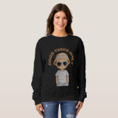 Sweatshirt Good Vibes Only – Cute Positive Illustration (Devant entier)