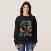 Sweatshirt Goodbye Middle School Hello Summer Tie Dye Lunette (Devant entier)