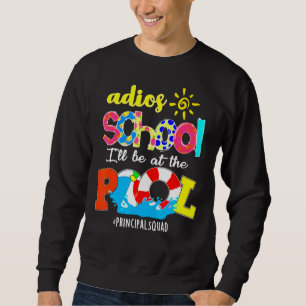Sweatshirt Goodbye School Je serai à la piscine Swimmer