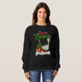 Sweatshirt Goose Bird  Xmas Decorations Santa Goose Christmas (Devant entier)