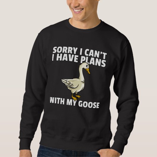Sweatshirt Goose Geese  For Goose Farmer (Devant)
