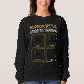 Sweatshirt Gordon Setter Guide Pour L'Entraînement De L'Obéis (Devant)