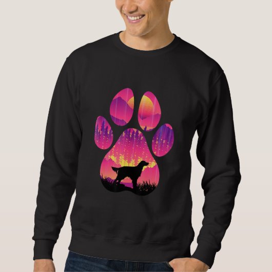 Sweatshirt Gordon Setter Paw Mom Dad Dog  Women Men (Devant)