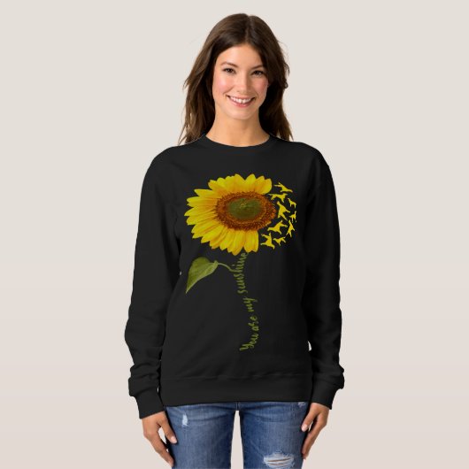 Sweatshirt Gordon Setter Sunflower (Devant entier)