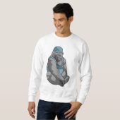 Sweatshirt Gorilla comme artisan avec clé (Devant entier)