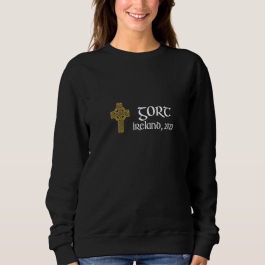 Sweatshirt Gort Comté Galway Croix Celtique Irlande 2023 Gael (Devant)