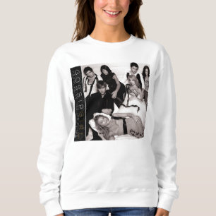 Sweatshirt Gossip Girl Black and White Group Graphisme