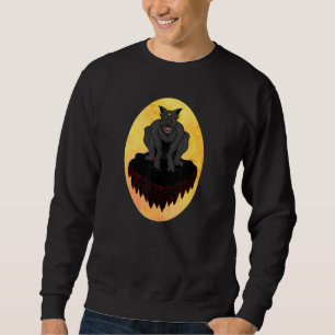 Sweatshirt Goth Devil Demon Vêtements esthétiques Soft Grunge