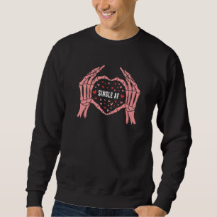 Sweatshirt Goth Emo triste Saint-Valentin Célibataire AF sque