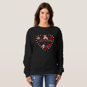 Sweatshirt Goth en formation pour l'esthétique gothique adole (Devant entier)