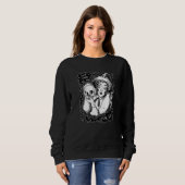 Sweatshirt Goth Grunge Dark Wave Occulte Punk Gothique Premiu (Devant entier)
