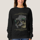 Sweatshirt Goth Skeleton (Devant)
