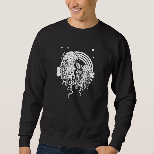 Sweatshirt Gothic Jelly Fish Subculture - Goth (Devant)