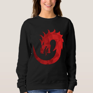 Sweatshirt gothique Red Wyvern Circle - Fantastiqu