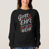 Sweatshirt Gott zur Ehr dem Nächsten zur Wehr - Feuerwehr (Devant)