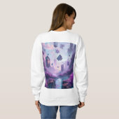 Sweatshirt Gouffre Néon du Collectif Data-River (Dos entier)