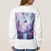 Sweatshirt Gouffre Néon du Collectif Data-River (Dos)