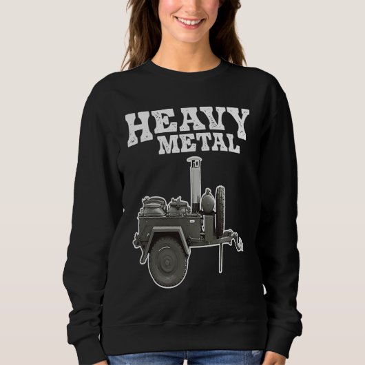Sweatshirt Goulash Cannon Heavy Metal Funny Hungary Dish (Devant)