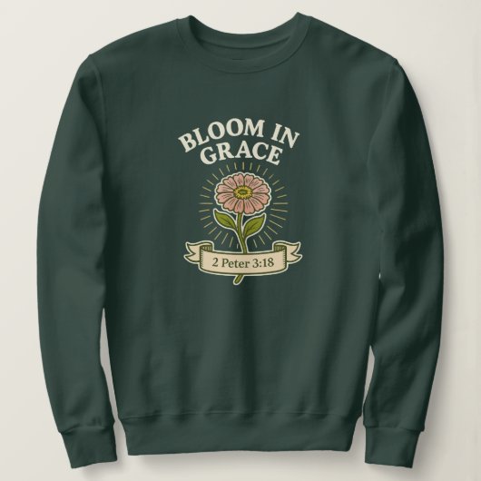 Sweatshirt Grâce - Chrétien (Design devant)