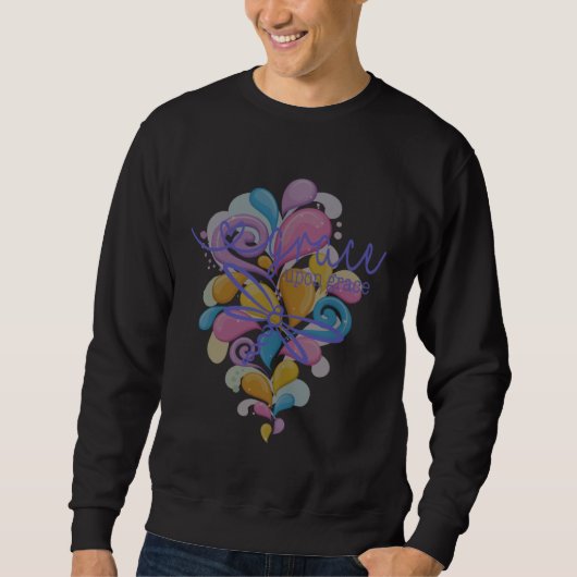 Sweatshirt Grace Upon Grace Dragonfly Pastel (Devant)