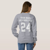 Sweatshirt Graduation personnalisée Ecole Supérieure (Dos entier)