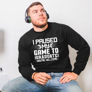 Sweatshirt Graduation Senior Gamer Drôle J'Ai Suspendu Mon Je