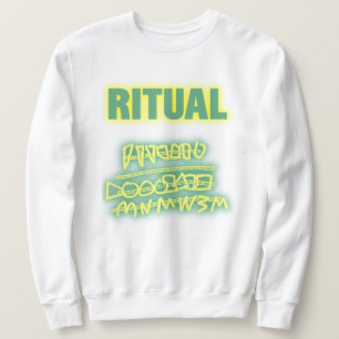 Sweatshirt Graffiti rituel lueur