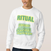 Sweatshirt Graffiti rituel lueur (Devant)