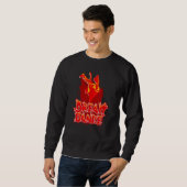 Sweatshirt Graffiti rue de la petite-dance (Devant entier)