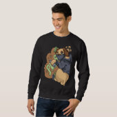 Sweatshirt Graffiti Sprayer Pug  Spray (Devant entier)