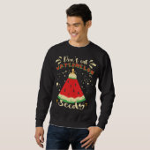 Sweatshirt Graines amusantes de pastèque (Devant entier)