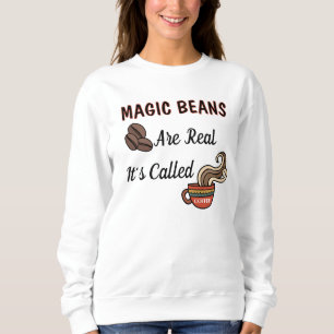 Sweatshirt Grains Magiques de Café