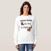 Sweatshirt Grains Magiques de Café (Devant entier)