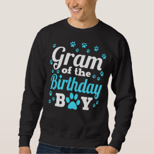 Sweatshirt Gram De L'Anniversaire Chien Chien Paw Anniversair