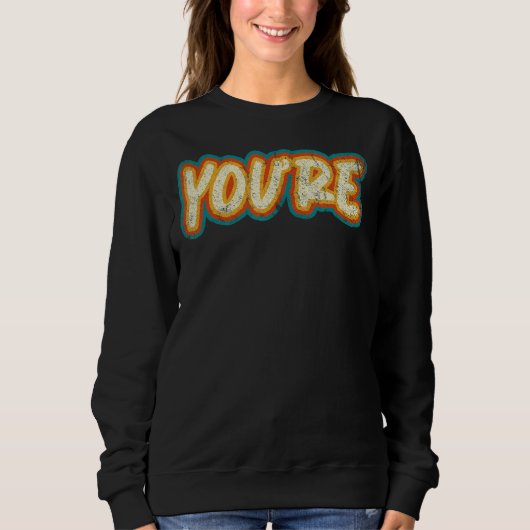 Sweatshirt Grammaire d'orthographe de correction grammaticale (Devant)