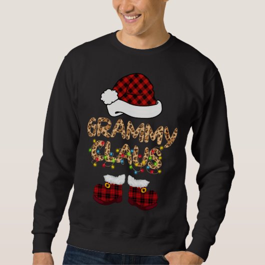 Sweatshirt Grammy Claus Père Noël Correspondances de Noël P (Devant)