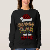 Sweatshirt Grammy Claus Père Noël Correspondances de Noël P (Devant)