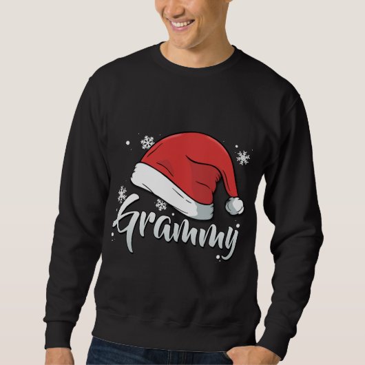 Sweatshirt Grammy Noël Père Noël grand-mère jumelage famille  (Devant)