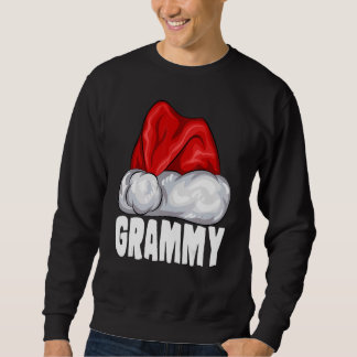 Sweatshirt Grammy Santa Chapeau Noël Pyjama famille jumelée