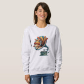 Sweatshirt Gramophone-Danser à travers la mélodie (Devant entier)