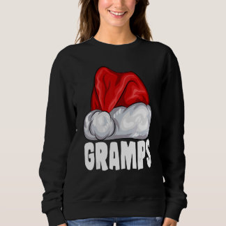 Sweatshirt Gramps Noël chapeau Noël Pyjama jumelage famille